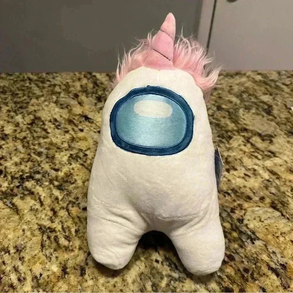 AMONG US Tokido  Unicorn‎ White Plushie Official Merch 11" New With Tags - Picture 1 of 4